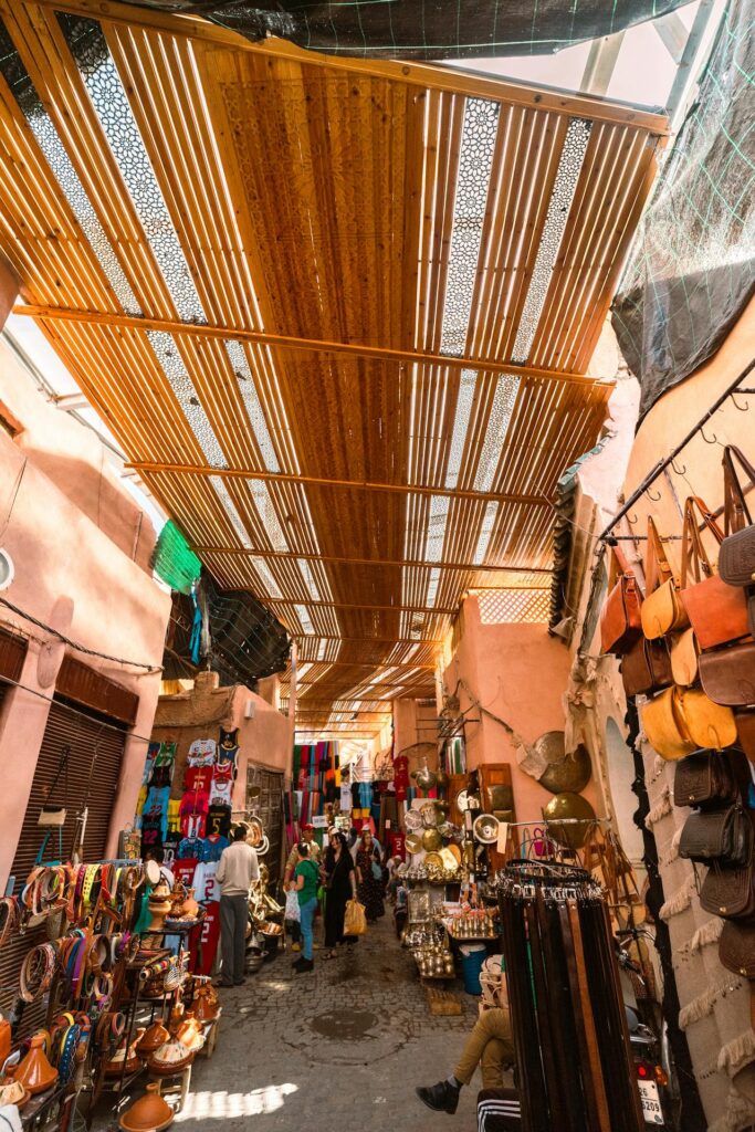 souks de marrakech con belt seguros