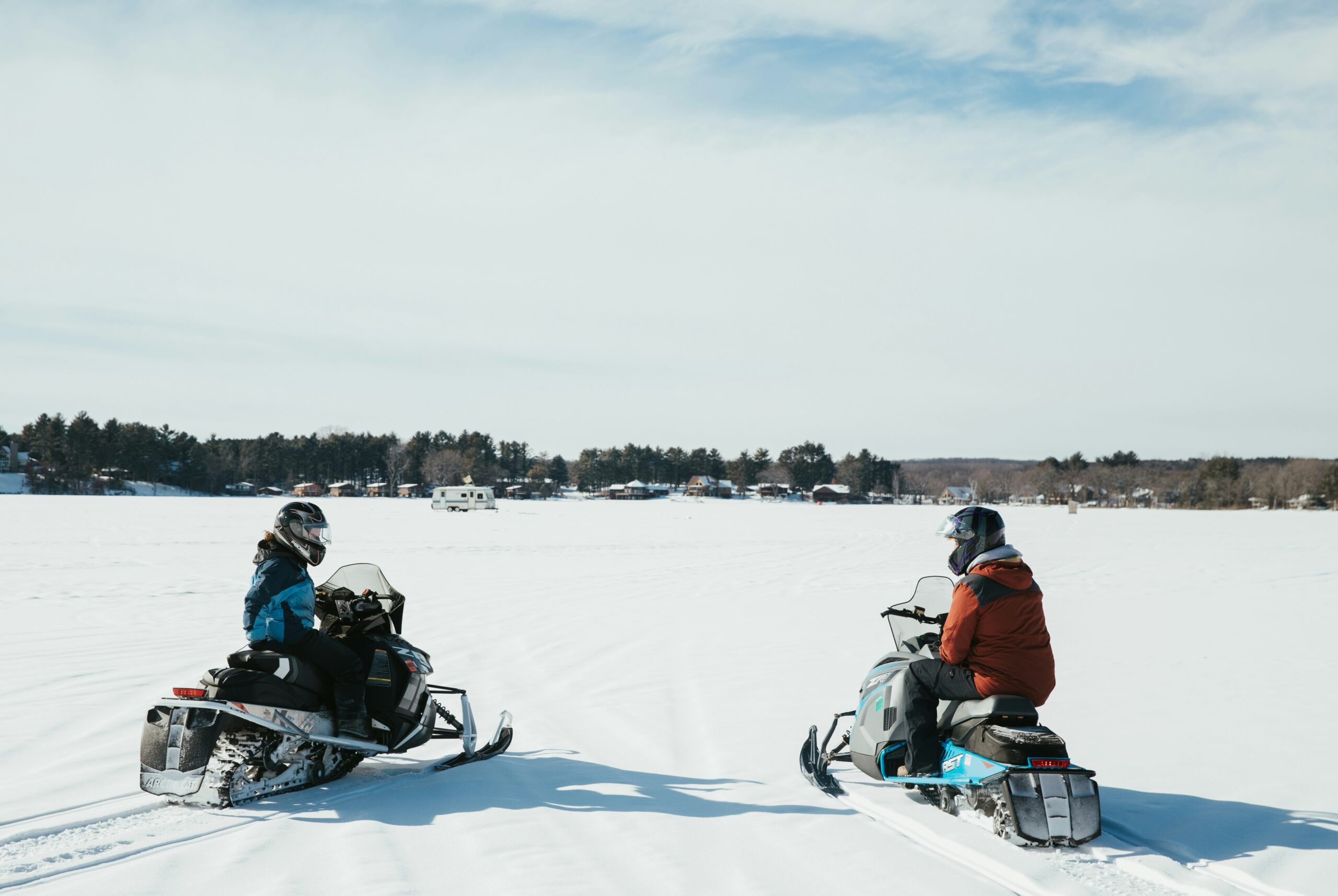 Aventura en moto de nieve